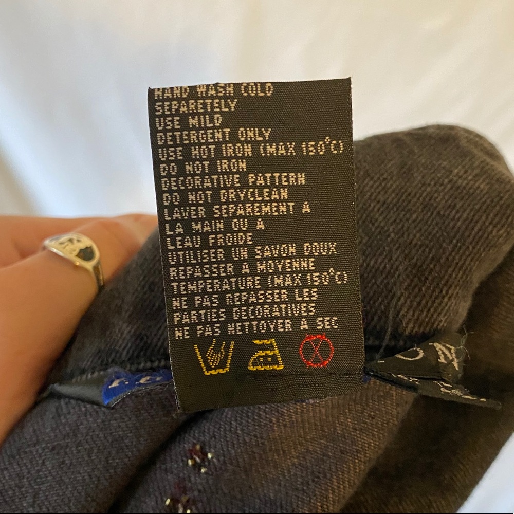 Black Denim Ib Diffusion Jacket - image 8